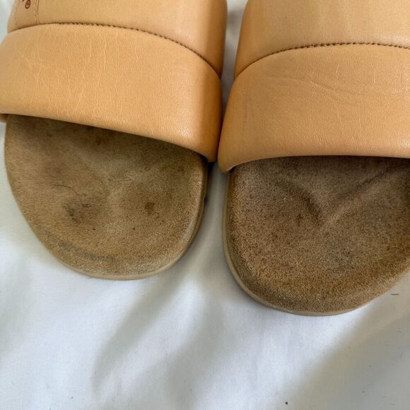 VIBAe Porto Leather Tan Unisex Slides Size 43 Portugal Quiet Luxury M 10 W 13 main image 5